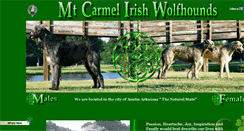 Desktop Screenshot of mtcarmelirishwolfhounds.com